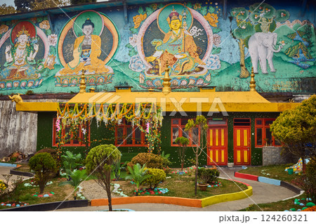 Dali monastery in Darjeeling city, India Dali monastery in Darjeeling city, India 124260321
