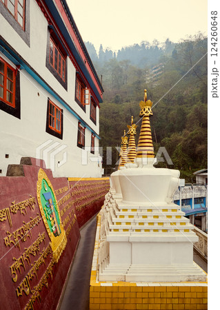 Dali monastery in Darjeeling city, India Dali monastery in Darjeeling city, India 124260648
