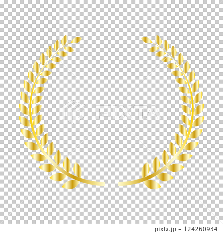 Laurel wreath gold 124260934