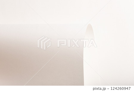 White and beige paper background with a smooth, soft texture. Warm off-white tones create an elegant White and beige paper background with a smooth, soft texture. Warm off-white tones create an elegant 124260947