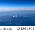 上空から見た富士山　航空写真 124261203