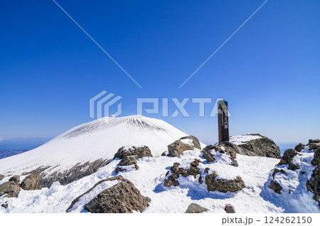快晴の空と黒斑山(トーミの頭)と浅間山 快晴の空と黒斑山(トーミの頭)と浅間山 124262150