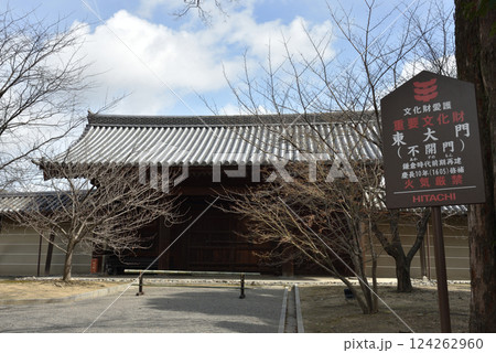 世界遺産 早春の東寺 東大門【重文】 世界遺産 早春の東寺 東大門【重文】 124262960