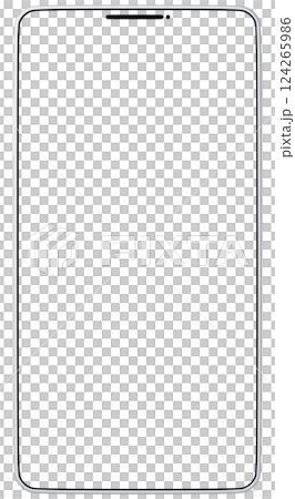 3D material_smartphone_white 3D material_smartphone_white 124265986