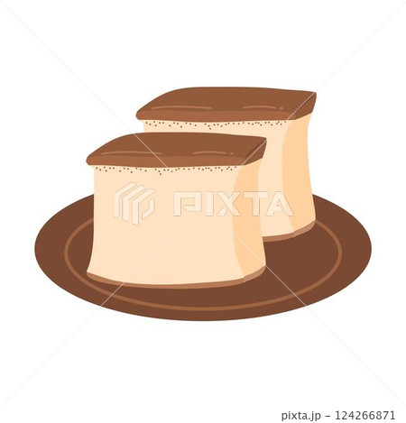 Japanese food, Kasutera sponge cake 124266871