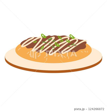 Japanese food, Okonomiyaki, Japanese-style pancakes 124266872