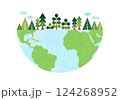 地球のイメージイラスト 124268952