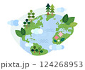 地球のイメージイラスト 124268953