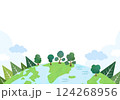地球の背景 124268956