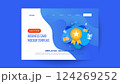 Employee Recognition and Appreciation with Business Card Mockup Template 124269252