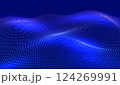 Cyber Big Data Flow Particles Bokeh. Digital Neural Network. Digital Communication. Science Technology Presentation Vector. Concept of AI Artificial Intelligence Technology Machine Deep Learning 124269991