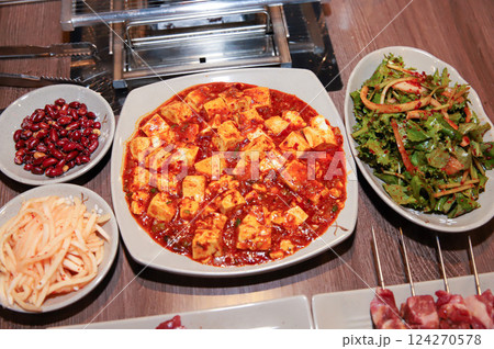 Chinese food. Spicy Bean Curd. mapo tofu Chinese food. Spicy Bean Curd. mapo tofu 124270578