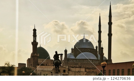 Cairo, Egypt. The Citadel of Cairo. Citadel of Saladin in Cairo, Egypt. Muhammad Ali Mosque Cairo, Egypt. The Citadel of Cairo. Citadel of Saladin in Cairo, Egypt. Muhammad Ali Mosque 124270636