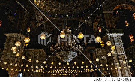 Interior of The Citadel of Cairo. Citadel of Saladin in Cairo, Egypt. Muhammad Ali Mosque Interior of The Citadel of Cairo. Citadel of Saladin in Cairo, Egypt. Muhammad Ali Mosque 124270862