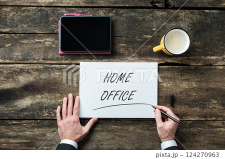 Home office conceptual image Home office conceptual image 124270963