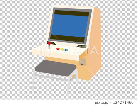復古街機遊戲機櫃 124271460