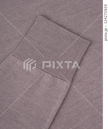 Close-Up of taupe Wool Turtleneck Sleeve Cuff Close-Up of taupe Wool Turtleneck Sleeve Cuff 124272929