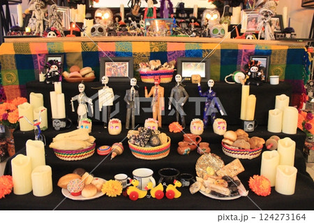 メキシコ「死者の日」年に一度のメキシコのお祭り　リメンバーミーの世界とタコス&ピラミッド満喫旅 124273164