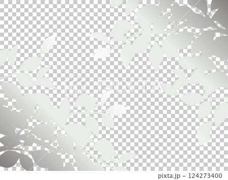 グラデーションの葉の影をイメージしたイラスト 124273400