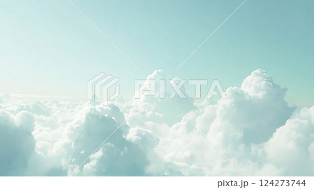 空に浮かぶ雲 124273744