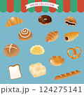 パンのアイコンセット 124275141
