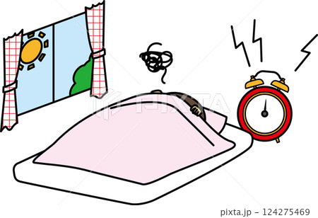 寝坊する人 124275469