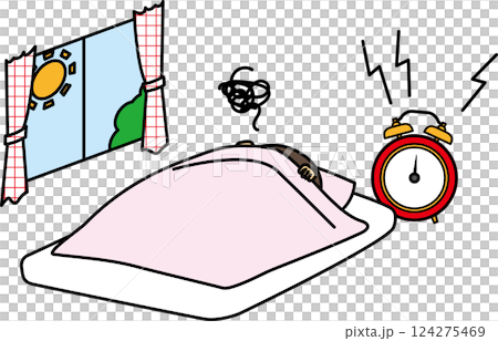 寝坊する人 124275469