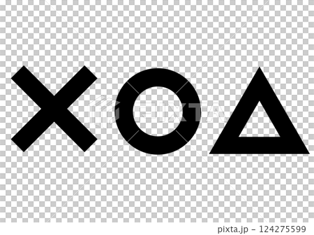 A simple illustration of a circle, a triangle, and a cross A simple illustration of a circle, a triangle, and a cross 124275599