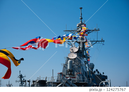 アメリカ海軍イージス艦　ベンフォールド　艦橋 124275767