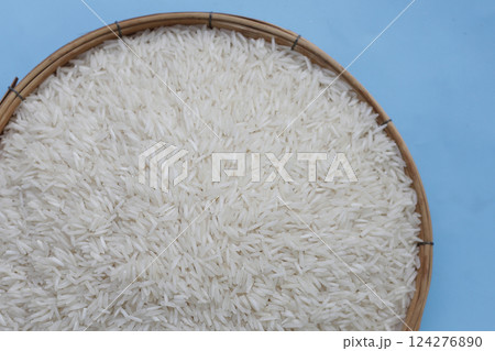Raw super kernel basmati rice long grain 124276890