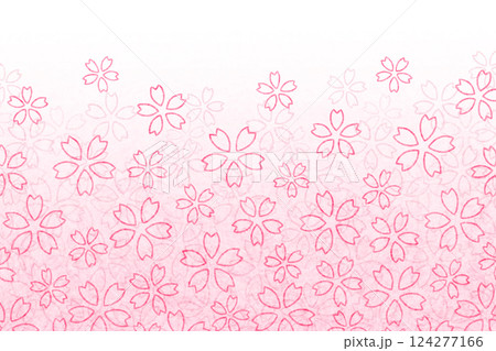 桜のイラスト背景 124277166