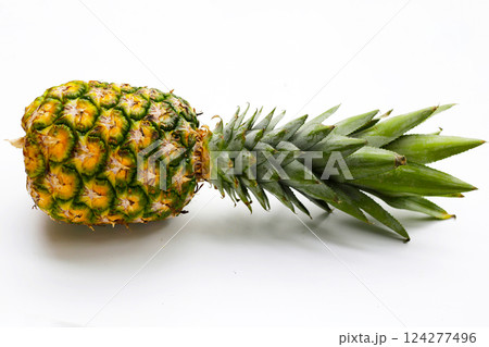 Fresh ripe pineapple, juicy tropical fruit Fresh ripe pineapple, juicy tropical fruit 124277496