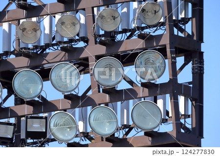 スタジアムの照明施設 イメージ スタジアムの照明施設 イメージ 124277830