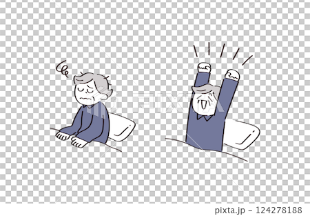 睡眠相關插圖 睡眠相關插圖 124278188