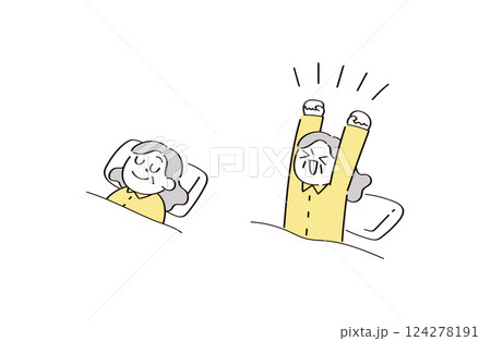 睡眠に関するイラスト 124278191