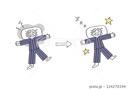 睡眠に関するイラスト 124278194