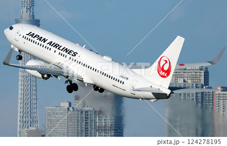 JAL ja345j 羽田離陸上昇 124278195