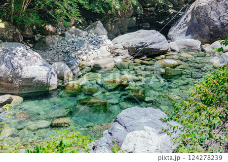＜長野＞阿寺渓谷の美しい絶景 -熊ヶ淵- 124278239