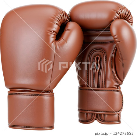 茶色のボクシンググローブ 124278653