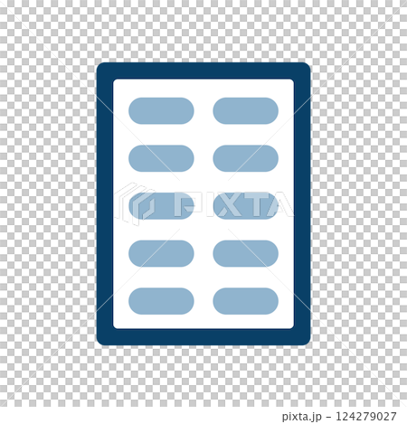 Medicine icon illustration Medicine icon illustration 124279027