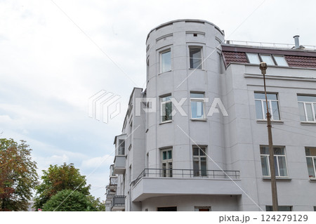An old restored building in the city center in An old restored building in the city center in 124279129