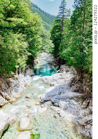 <長野>阿寺渓谷の美しい絶景 -牛ヶ淵- <長野>阿寺渓谷の美しい絶景 -牛ヶ淵- 124279322