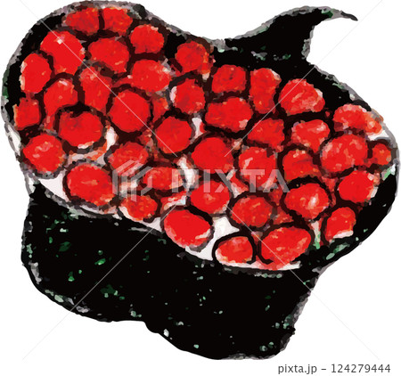 軍艦巻き　手書き 124279444