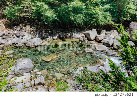 ＜長野＞阿寺渓谷の美しい絶景 124279621