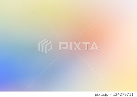 カラフルで抽象的背景　くすみカラー 124279711
