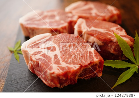 豚肉のブロック 124279887