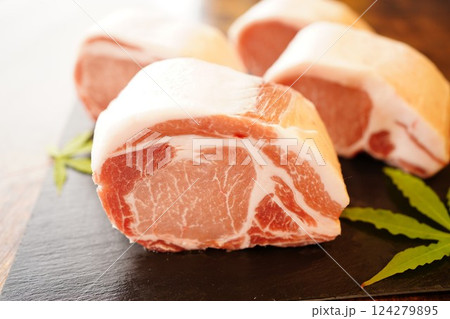 豚肉のブロック 124279895