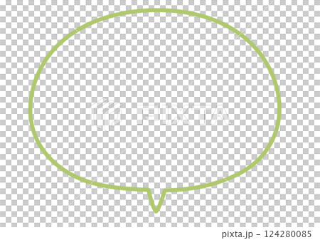 一個簡單的圓形氣球 124280085