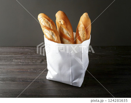 フランスパン AI生成画像  フランスパン AI生成画像  124281635