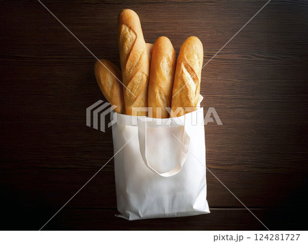 フランスパン AI生成画像  フランスパン AI生成画像  124281727
